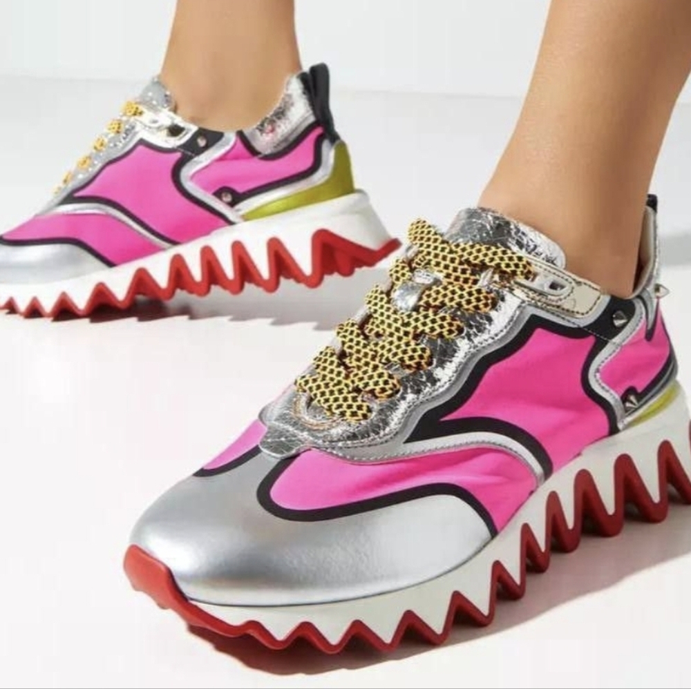 Christian Louboutin Sharkina Sneaker Neo SP Star Version Multi Color (#1640) - Picture 11 of 17